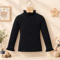Girls Winter Mock neck Black