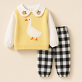 Baby 3pc's Suit Set Duck Yellow