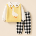 Baby 3pc's Suit Set Duck Yellow