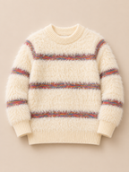 Boys Fur Sweatshirt Off-white
