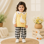 Baby 3pc's Suit Set Duck Yellow