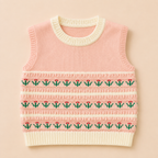 Baby 3pc's Suit Set Flower Pink
