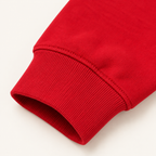 Kids Bright Red Horse Graphic Sweatshirt – Boys & Girls Full Sleeve Crew Neck Winter Pullover