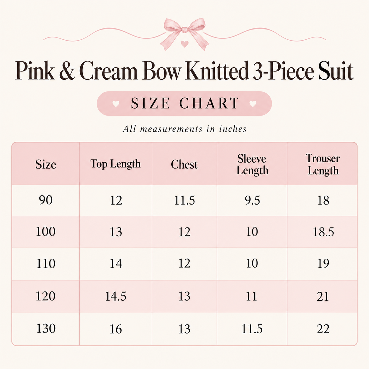 Baby Girls Pink Knitted Sweater with Cream Cable Knit Vest Design & Ruffle Pants – 2-Piece Winter Outfit