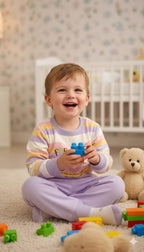 Kids’  For Dream Rainbow Stripe Soft Sweatshirt & Pants Set