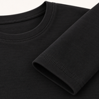 Kids’ Black 2-Piece Outfit – Long-Sleeve Round-Neck
