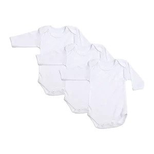 3 Pc's Full sleeves inner body suits -White