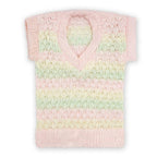 Multicolor sleeveless sweaters-Woolen