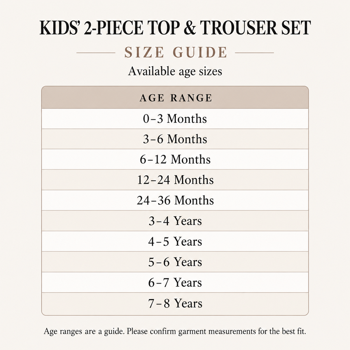 Kids’ Black 2-Piece Outfit – Long-Sleeve Round-Neck