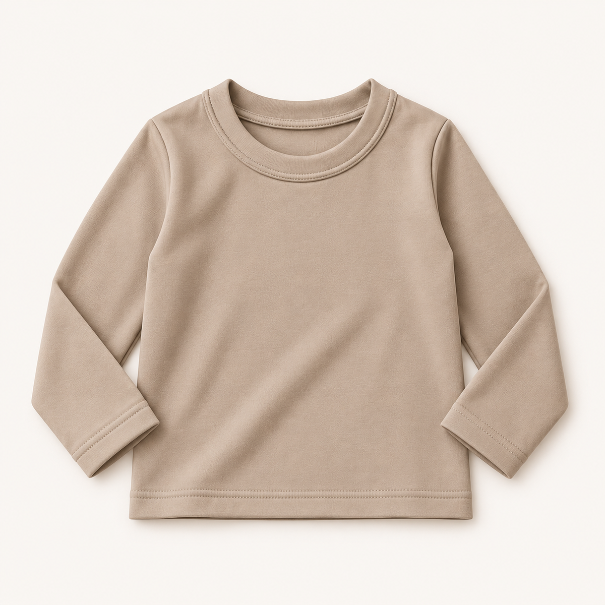 SEO Product Name: Kids’ Long-Sleeve Shirts – Pack of 3 | Black, White & Beige