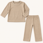 Kids’ Beige Top & Trouser 2-Piece Set