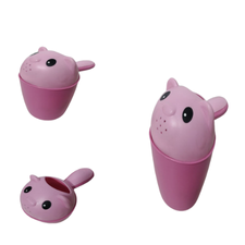 Baby Shower Mug with Cute Animal Lid- pink