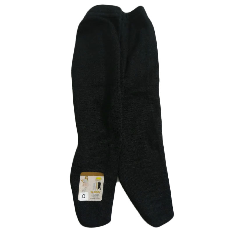 Product Description: Sunny Woolen Leggings for Babies-Black