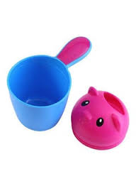 Baby Shower Mug with Cute Animal Lid- pink